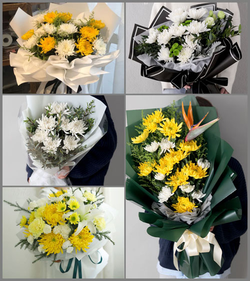广东湛江市霞山区爱国街道特呈岛村白事花束代送